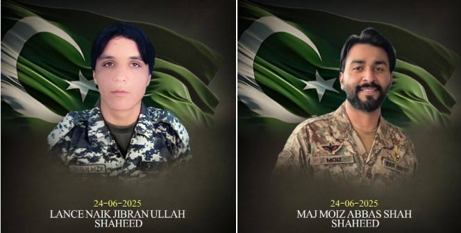 Major among two martyred, 11 terrorists killed in South Waziristan operation