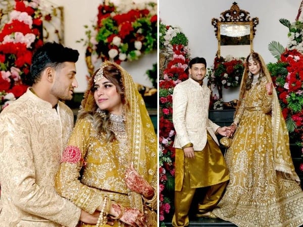 Pakistani cricketer Hasan Nawaz ties the knot in intimate ceremony